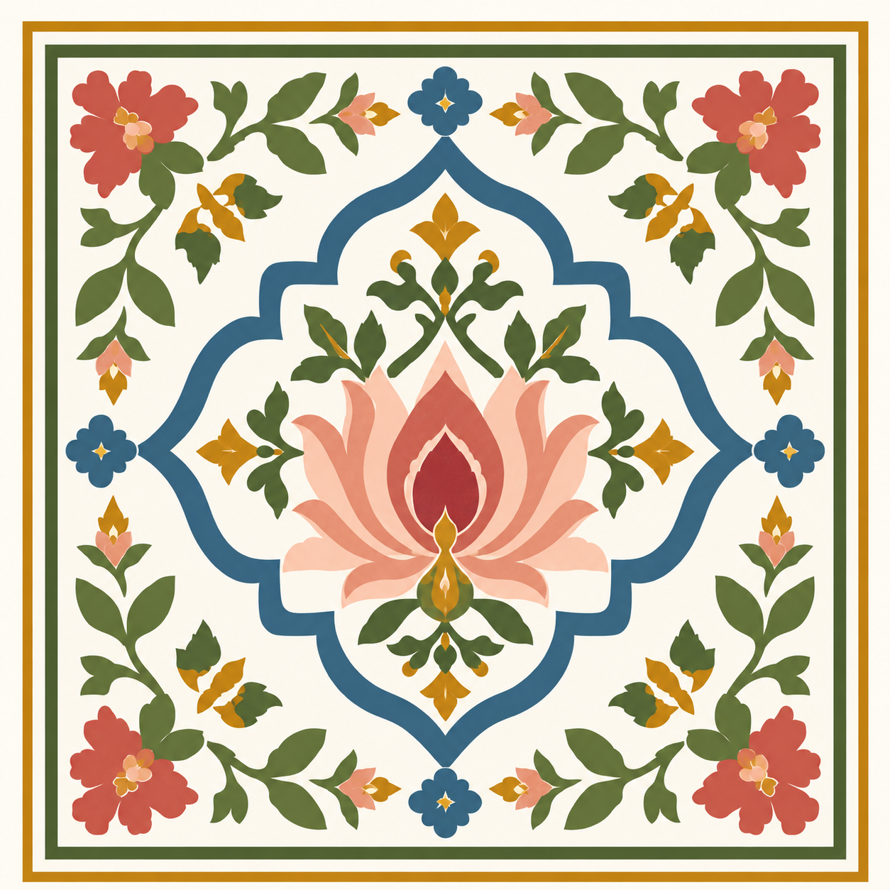 Heritage Tile Stitch Charm